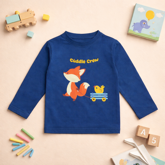 Full Sleeve T-shirt- Cuddle Crew