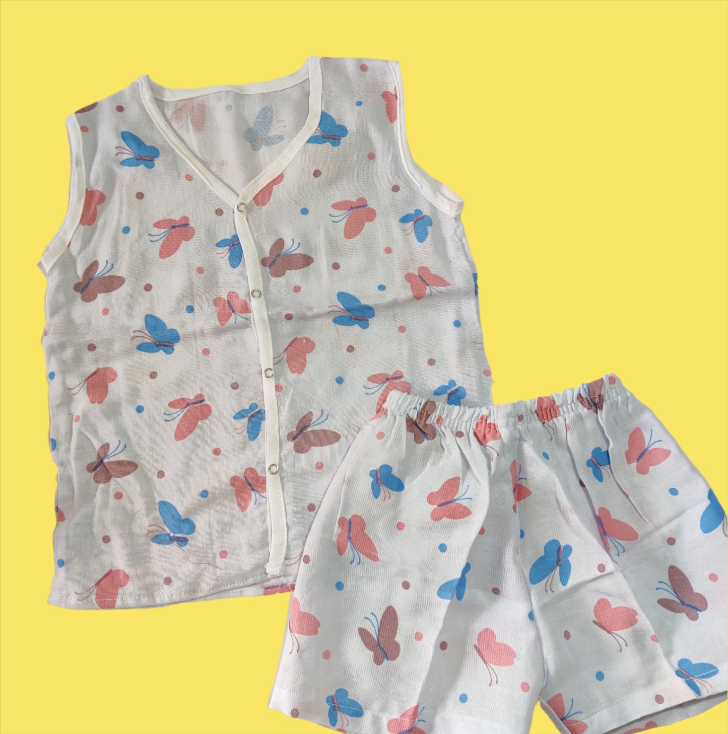 Jabla + Shorts set 2-3y (Muslin) - Bawse Baby