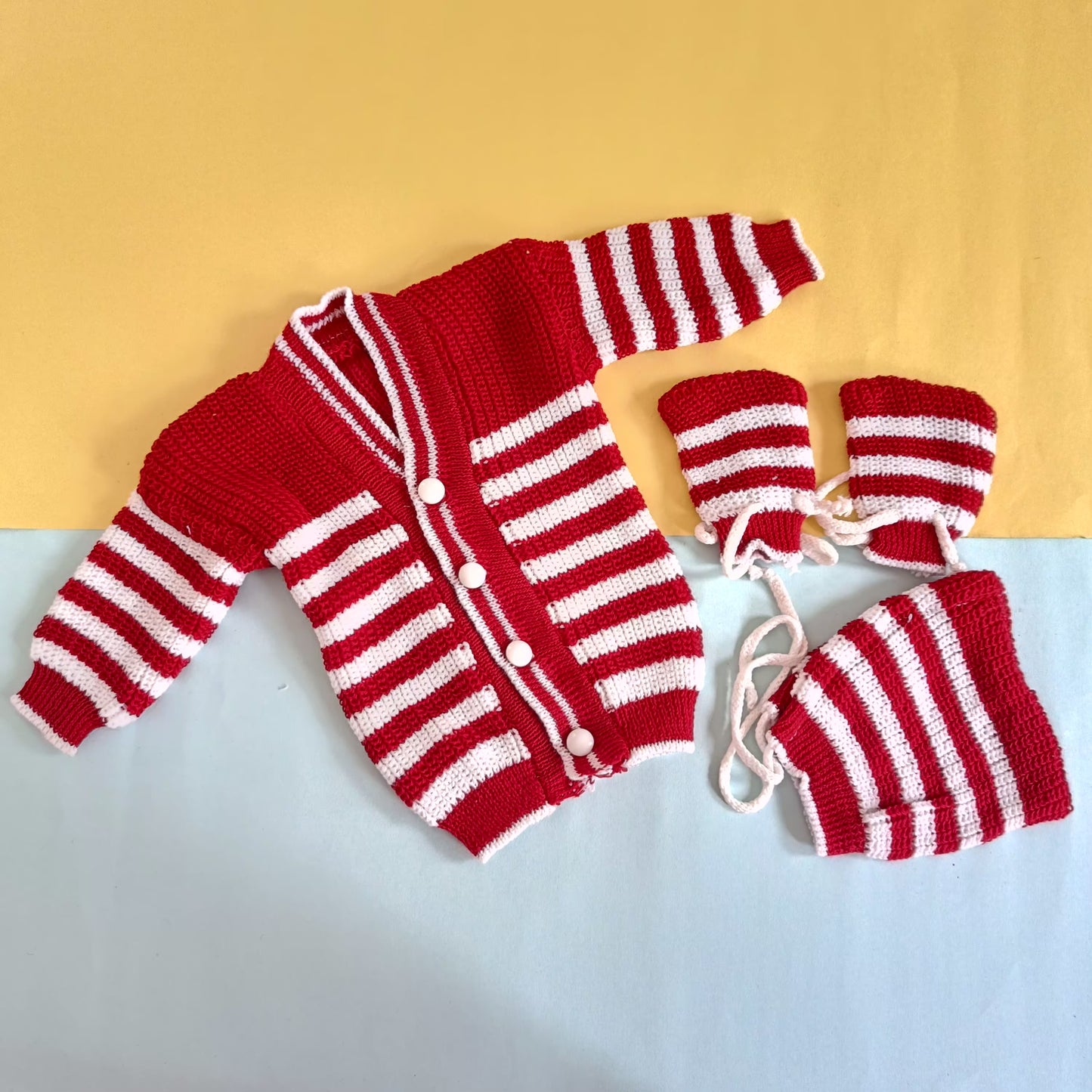 Full Sweater set (Newborn)Woolen - Bawse Baby