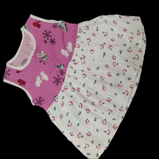 Popcorn Sleeveless Frocks - Bawse Baby