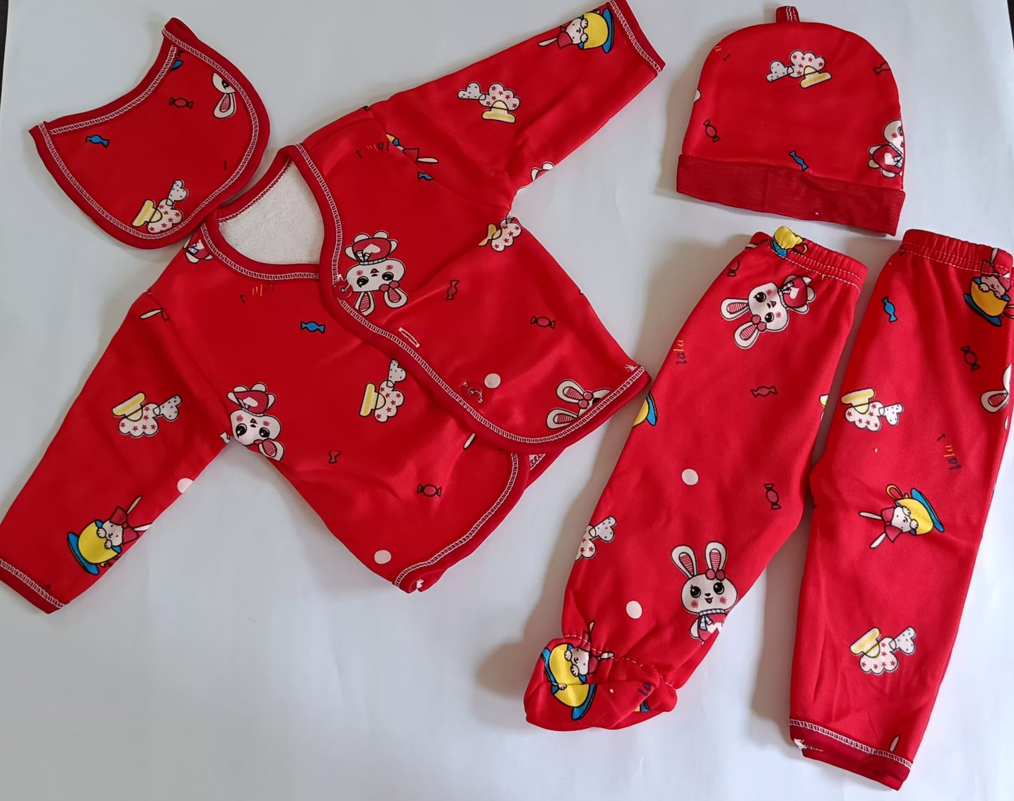 Full Sweater set (5 pcs set) Fleece - Bawse Baby