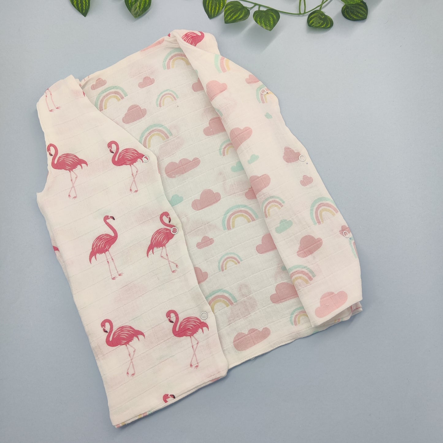 Muslin reversible Jablas (100% Organic cotton) - Bawse Baby