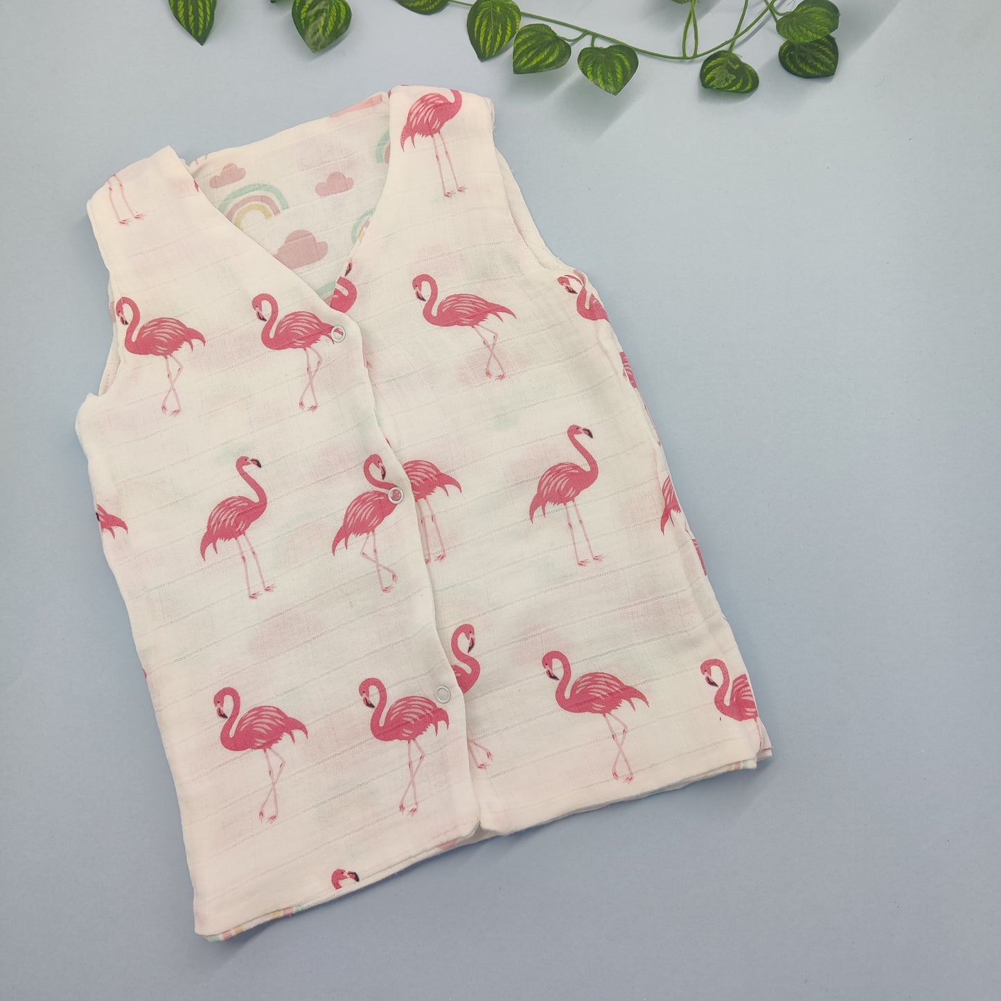 Muslin reversible Jablas (100% Organic cotton) - Bawse Baby