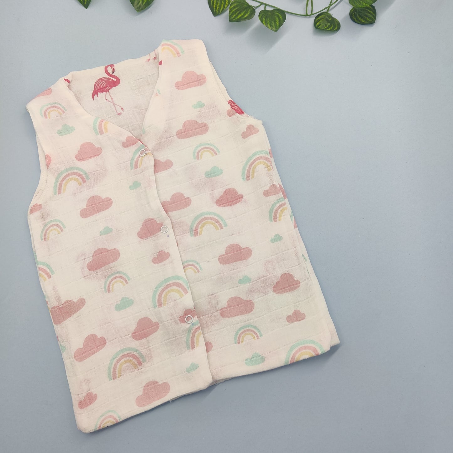 Muslin reversible Jablas (100% Organic cotton) - Bawse Baby