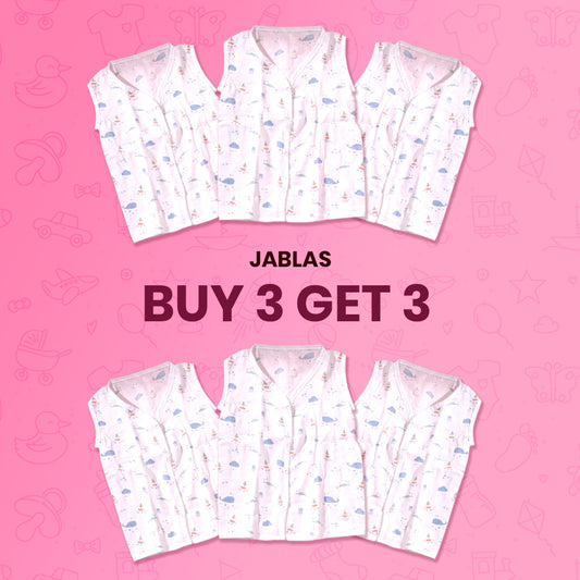 Muslin Sleeveless Jablas button type - Bawse Baby