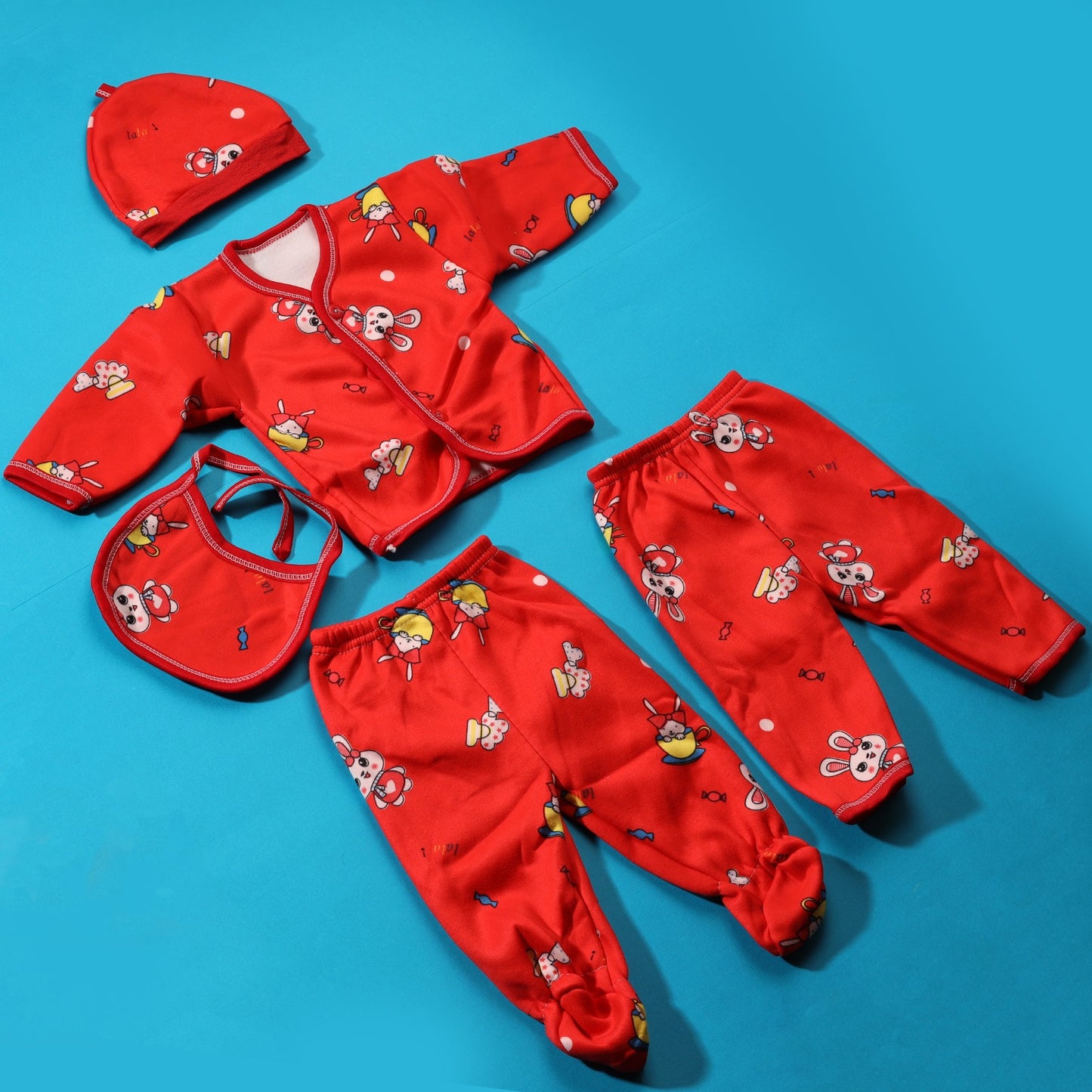 Full Sweater set (5 pcs set) Fleece - Bawse Baby