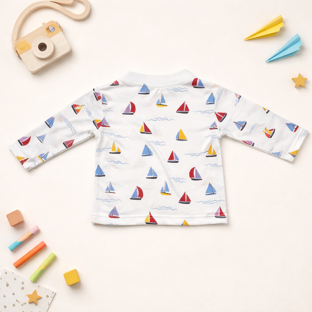 Full Sleeve T-shirt-  Boats