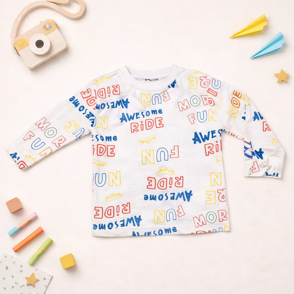 Full Sleeve T-shirt-  Alphabets