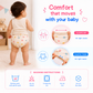 Bawse Baby Reusable Padded Underwear for Babies & Toddlers | Potty Training Pants | 3-Layer Cotton Padding | Absorbs 1 Pee | Diaper-Free Time
