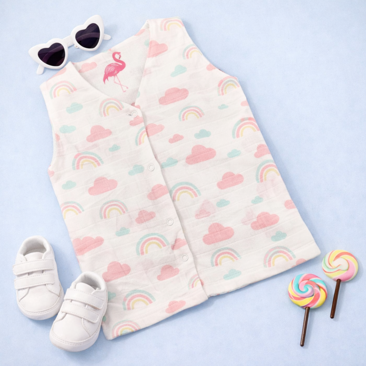 Muslin reversible Jablas (100% Organic cotton)
