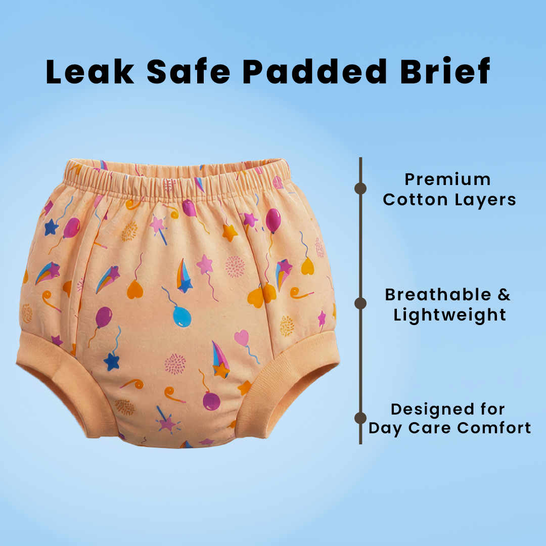 India's 1st Leak Safe Padded Brief with 6 Layers Absorbent Protection