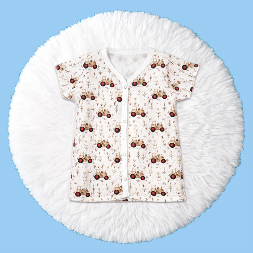 Muslin Jablas Button Type