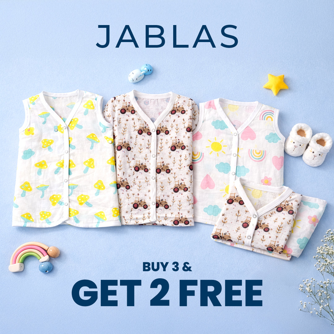 Muslin Jablas Button Type