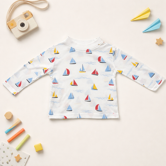Full Sleeve T-shirt-  Boats