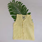 Muslin Pastel sleeveless jablas Front open
