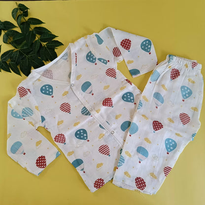 Muslin pyjama sets 6-12m - Bawse Baby 