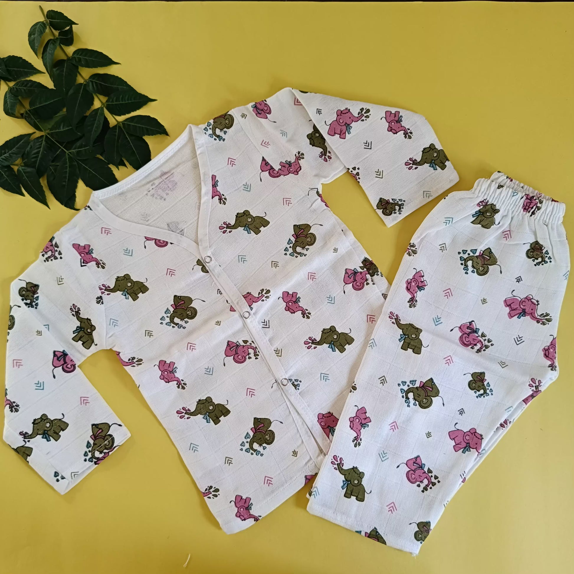 Muslin pyjama sets 6-12m - Bawse Baby 