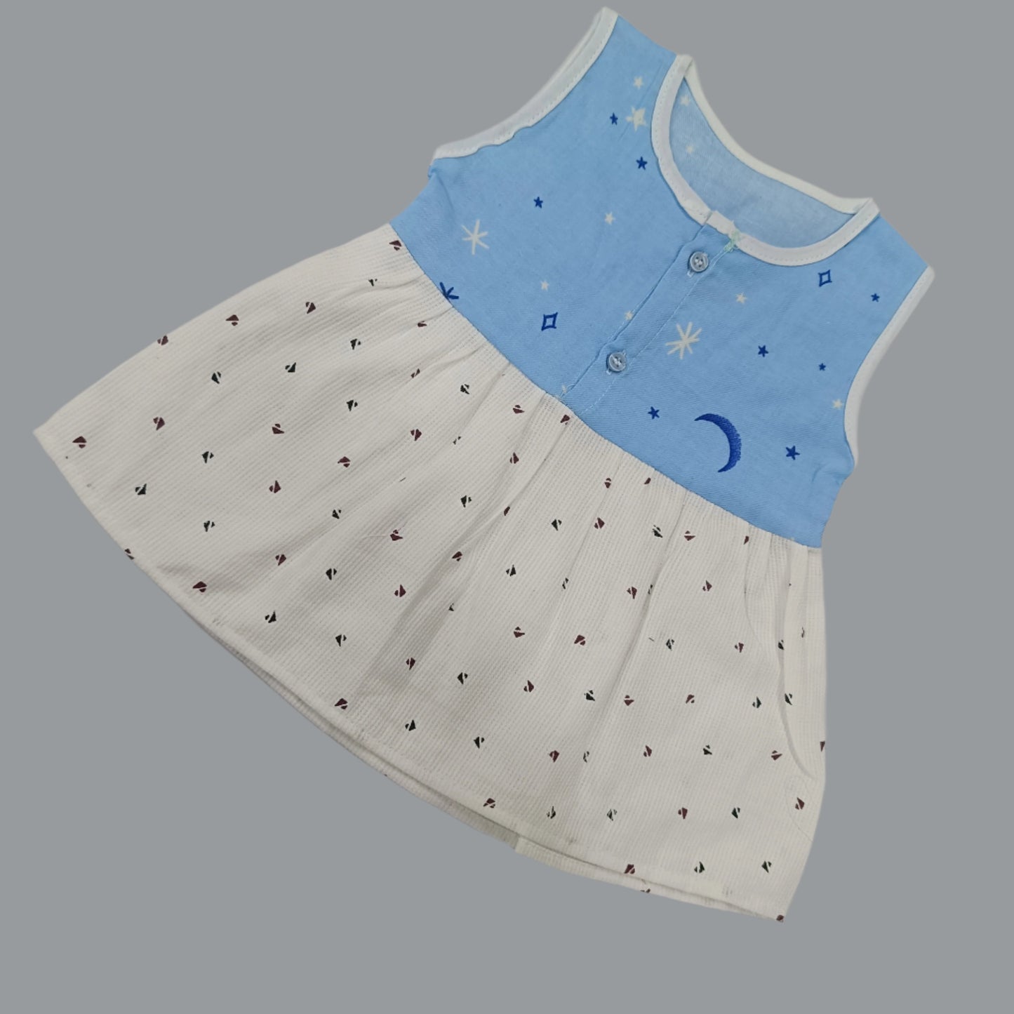 Popcorn Sleeveless Frocks - Bawse Baby 