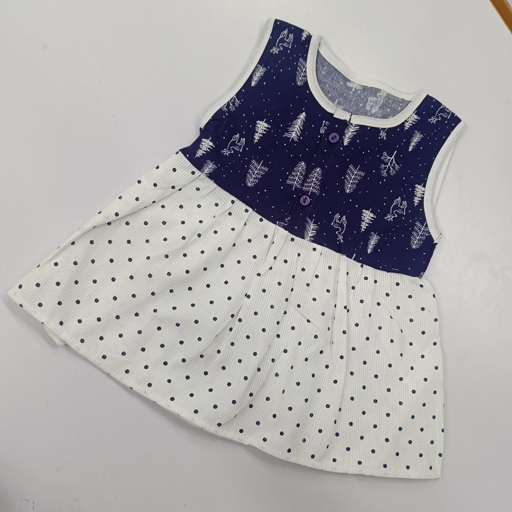 Popcorn Sleeveless Frocks - Bawse Baby 
