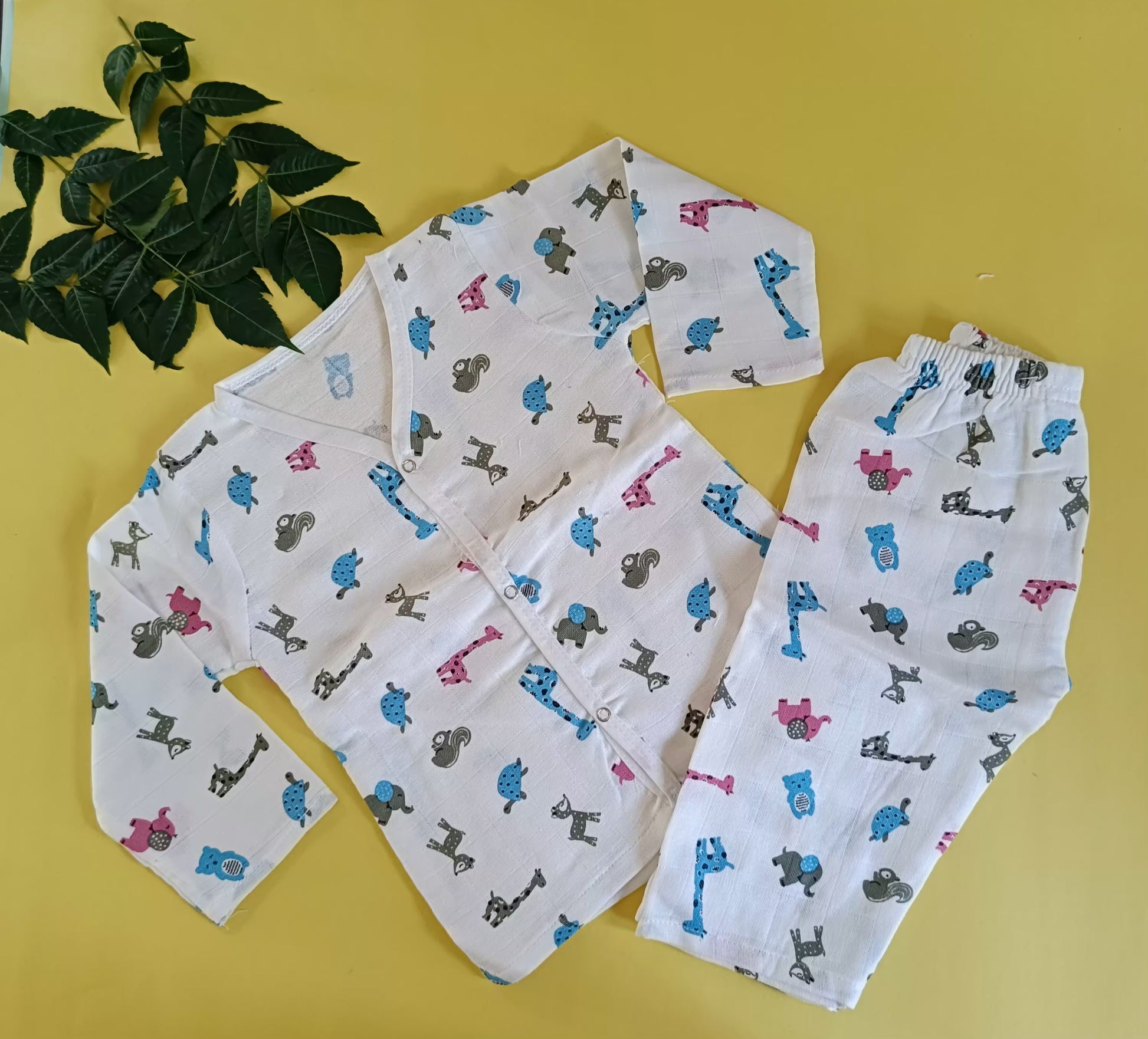 Muslin pyjama sets 6-12m - Bawse Baby