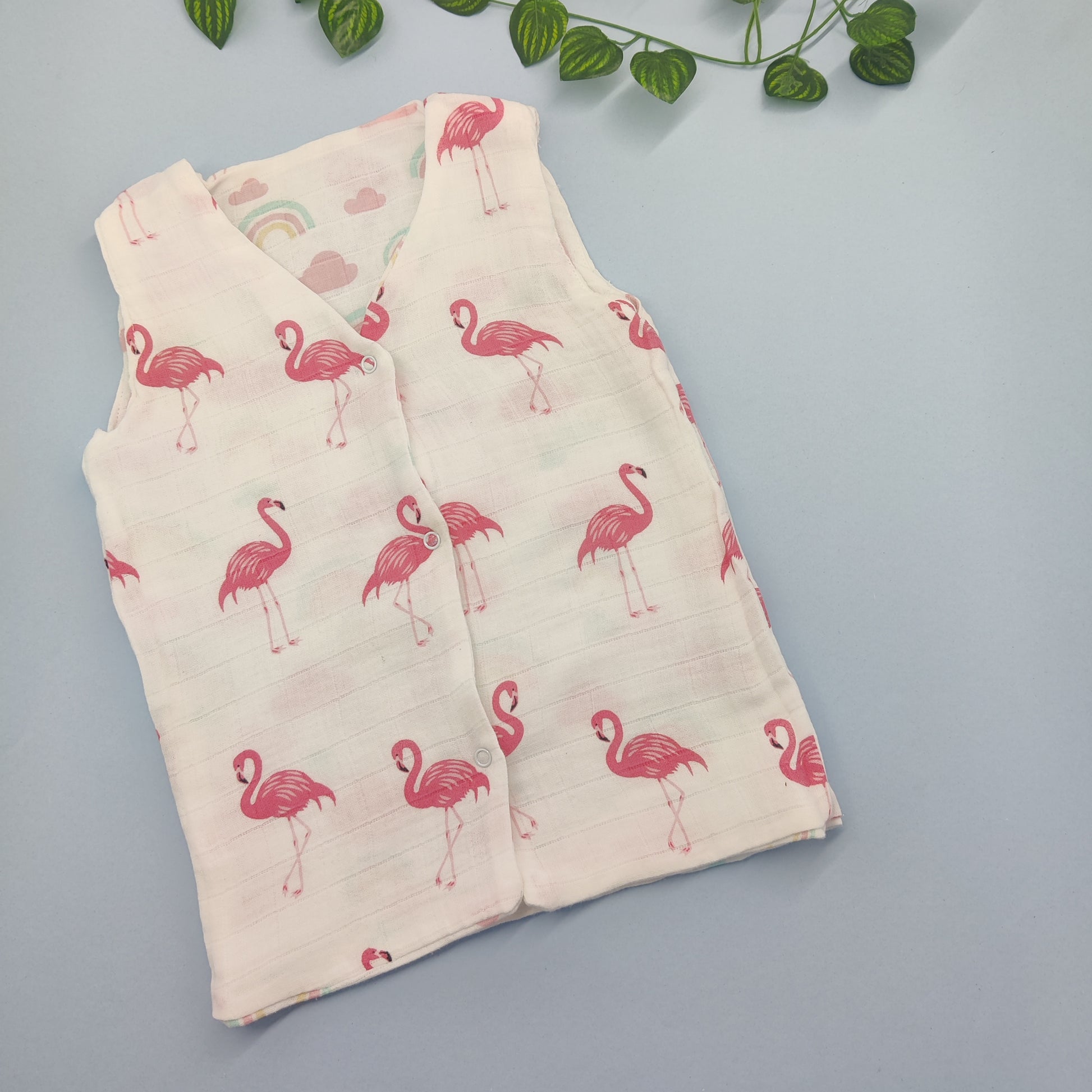 Muslin reversible Jablas (100% Organic cotton) - Bawse Baby 