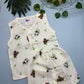 Muslin Jabla and Shorts set (6-12m)
