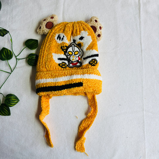 Woollen bunnycaps with lights