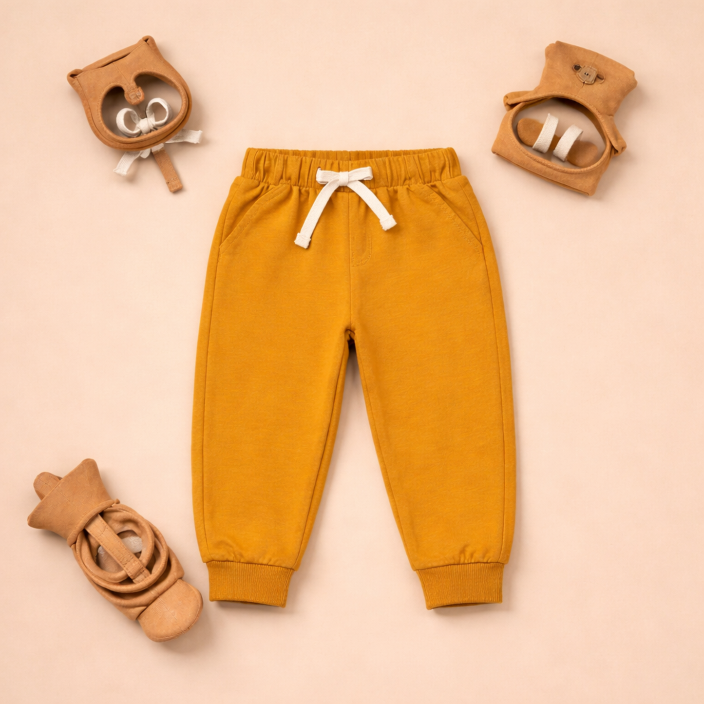 Full Jogger Pants- Loopknit cotton