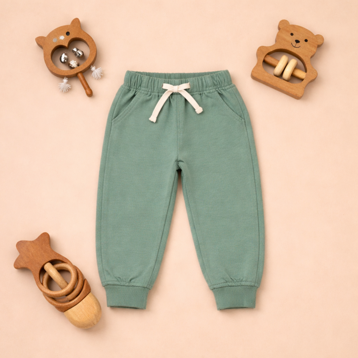 Full Jogger Pants- Loopknit cotton