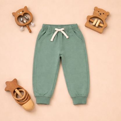 Full Jogger Pants- Loopknit cotton