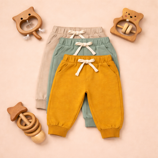 Full Jogger Pants- Loopknit cotton