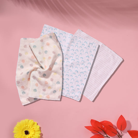 Muslin Wipes two layered - Bawse Baby 