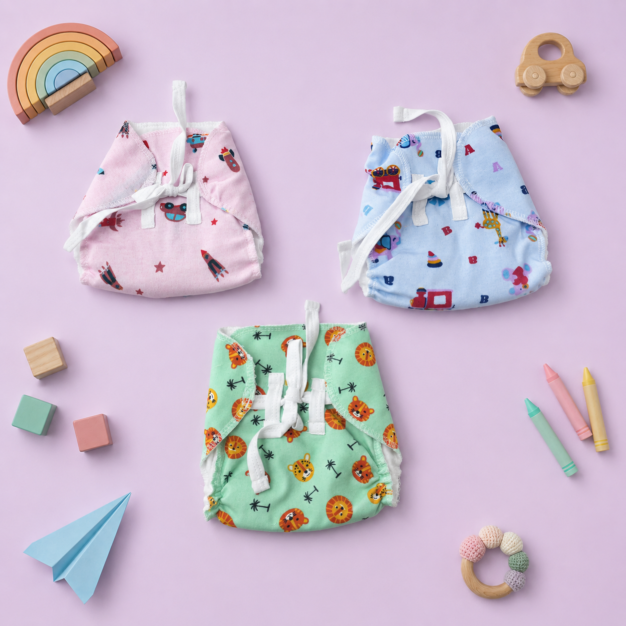 Padded Langots for Babies (0-6 Months)