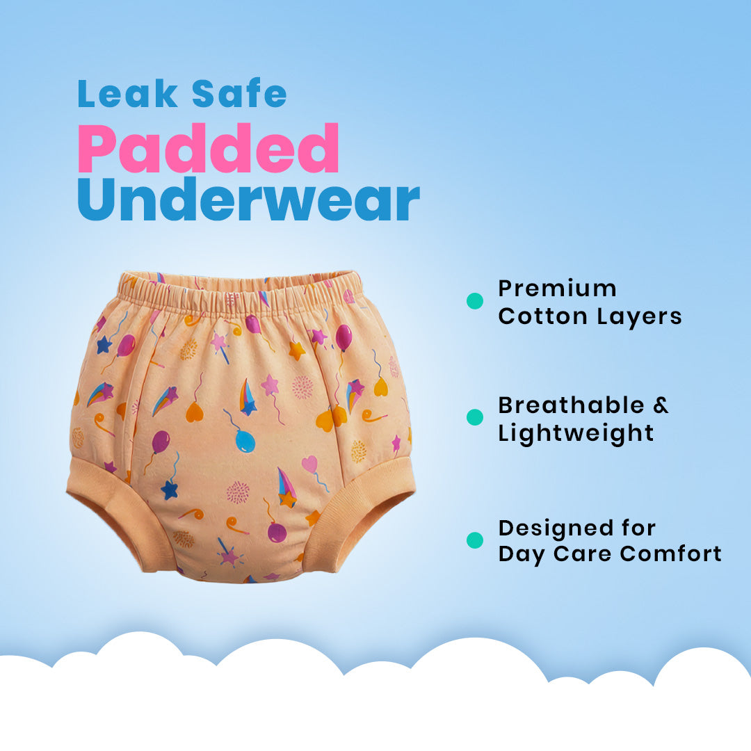 Leak Safe Padded Underwears with 6 Layers Absorbent Protection