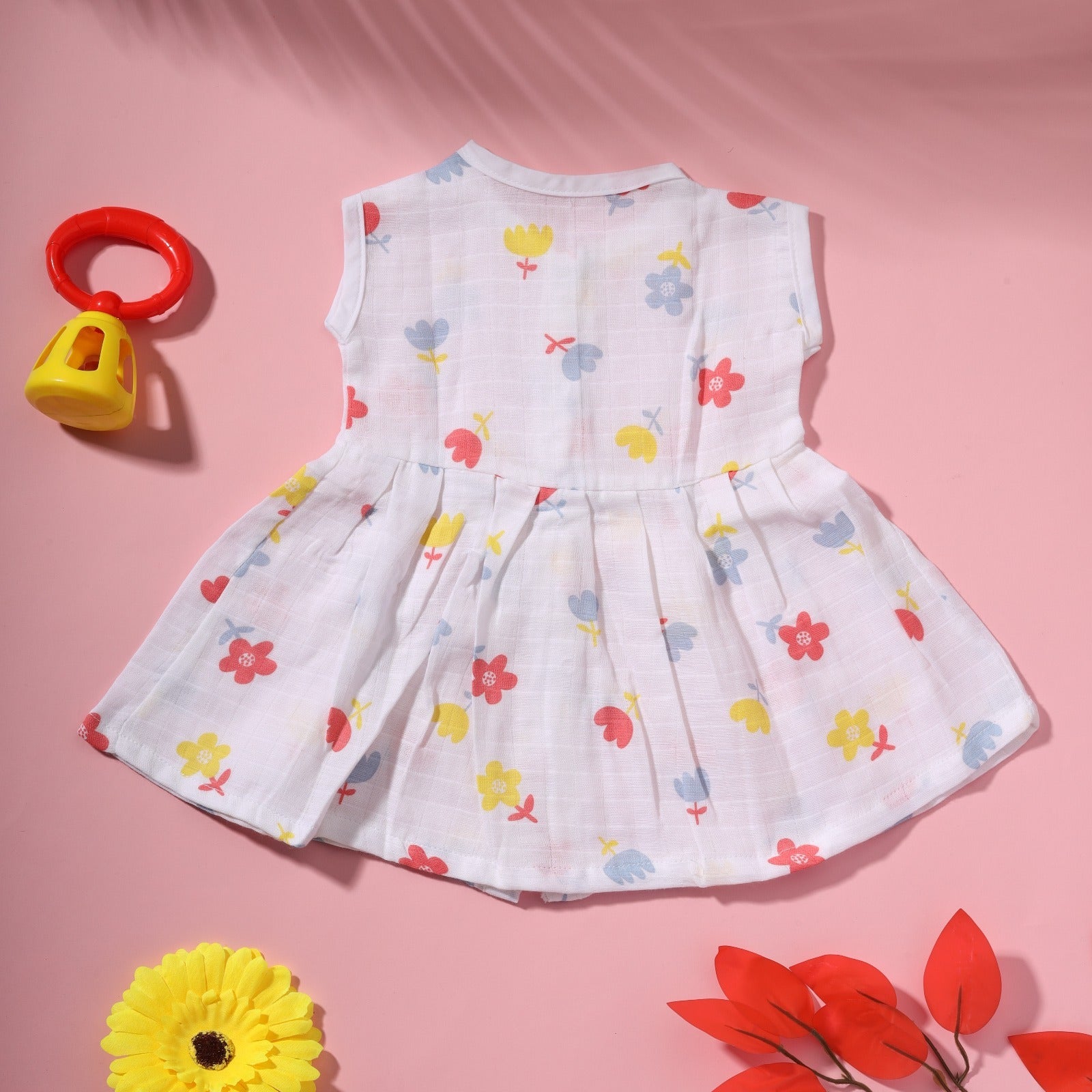 Cambric Cotton Sleeveless Frocks - Bawse Baby 