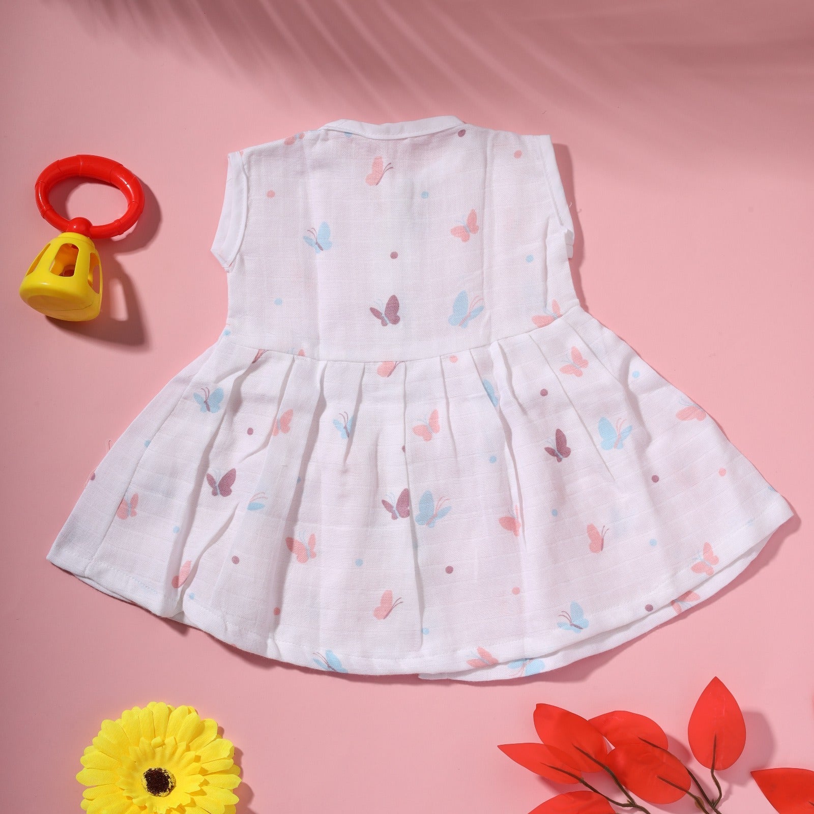 Cambric Cotton Sleeveless Frocks - Bawse Baby 