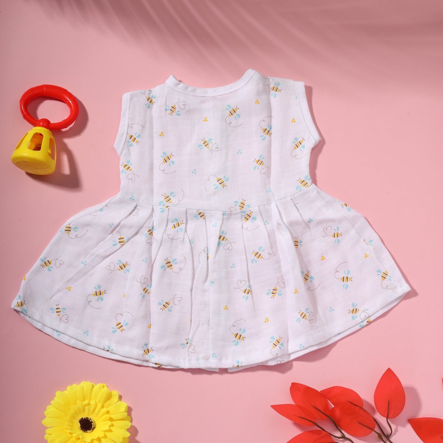Cambric Cotton Sleeveless Frocks - Bawse Baby 